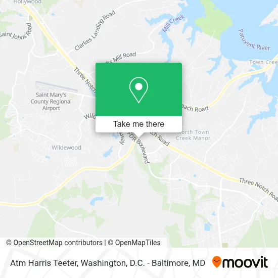 Atm Harris Teeter map