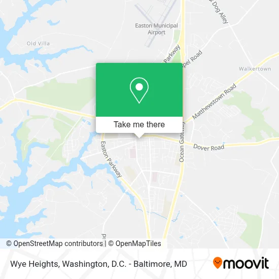 Wye Heights map