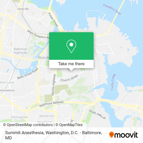 Summit Anesthesia map