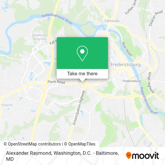 Alexander Raymond map