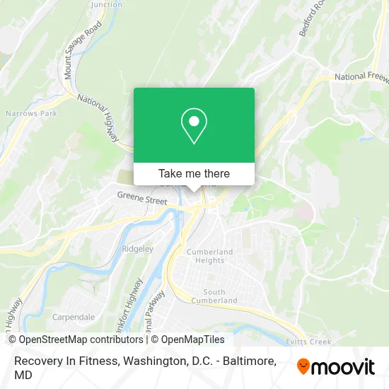 Recovery In Fitness map