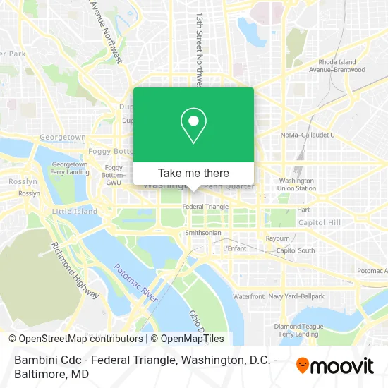 Bambini Cdc - Federal Triangle map