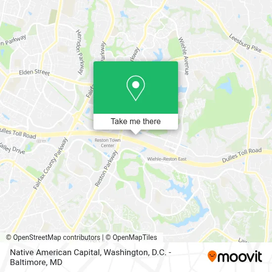 Native American Capital map