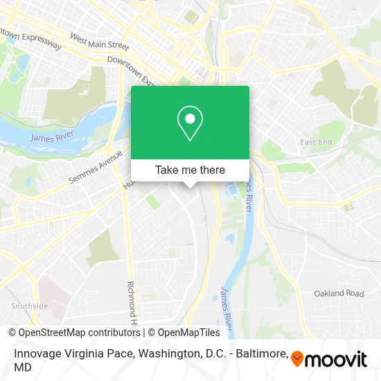 Innovage Virginia Pace map
