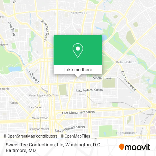 Sweet Tee Confections, Llc map