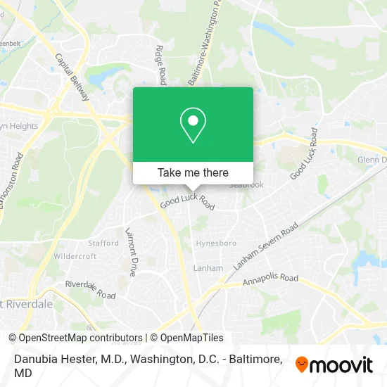 Danubia Hester, M.D. map