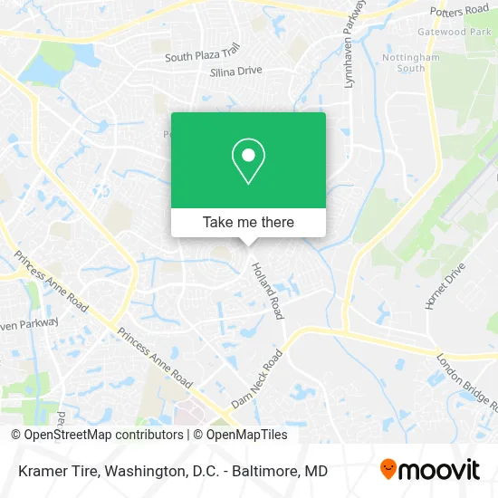 Kramer Tire map