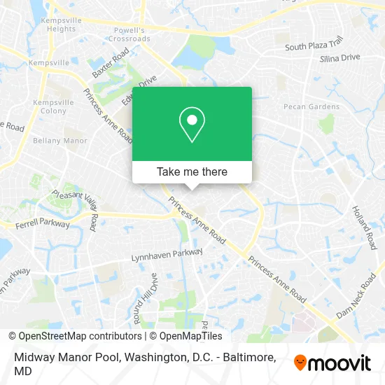 Midway Manor Pool map