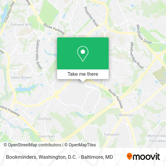 Bookminders map