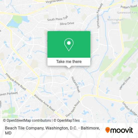 Beach Tile Company map