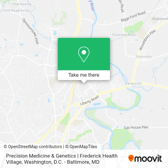 Precision Medicine & Genetics | Frederick Health Village map
