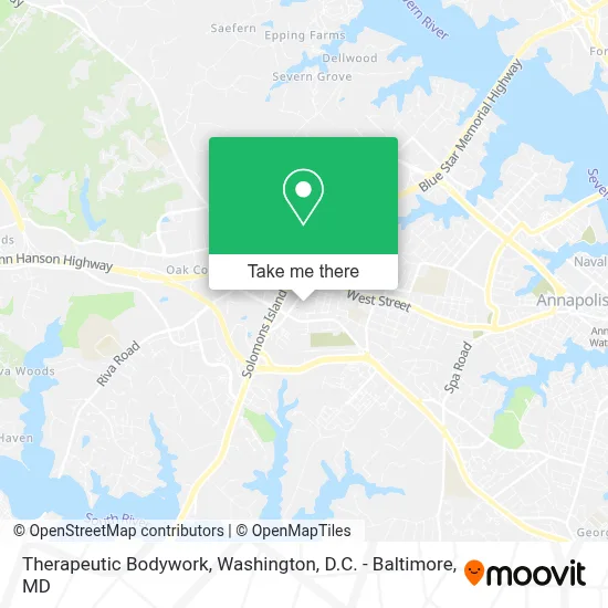 Therapeutic Bodywork map