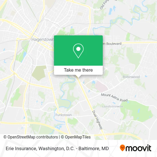 Erie Insurance map