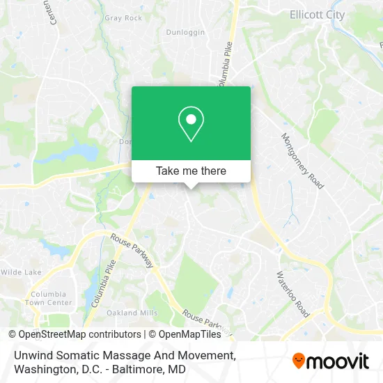 Unwind Somatic Massage And Movement map