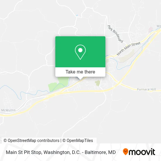 Main St Pit Stop map