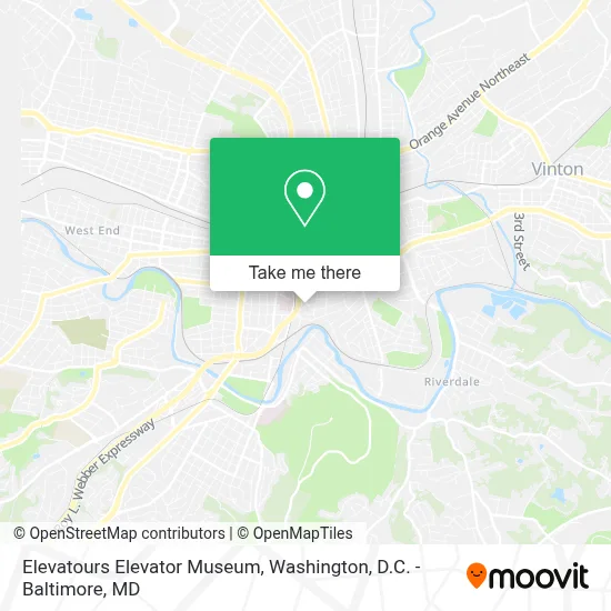 Elevatours Elevator Museum map
