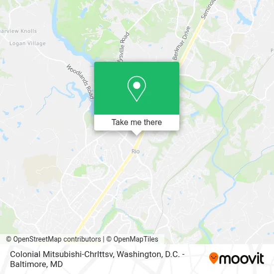 Colonial Mitsubishi-Chrlttsv map