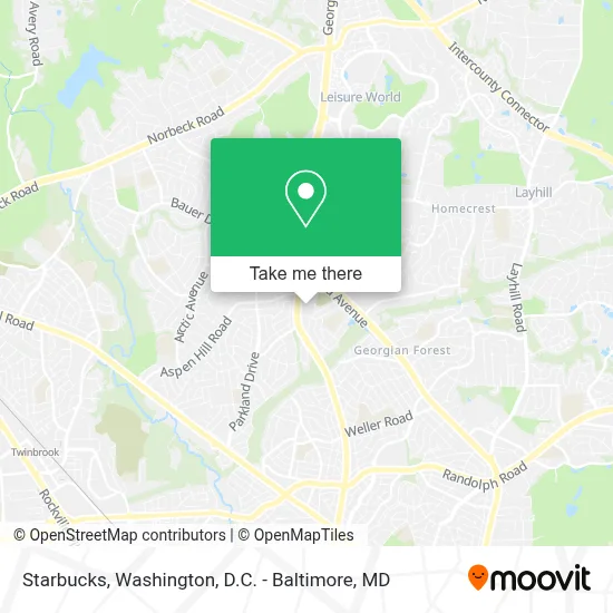 Starbucks map