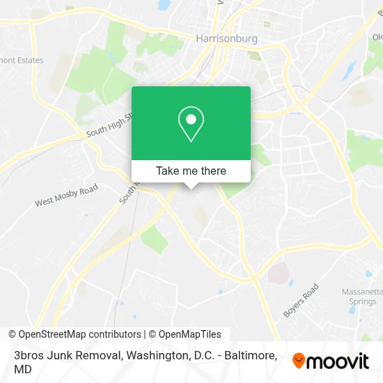 3bros Junk Removal map