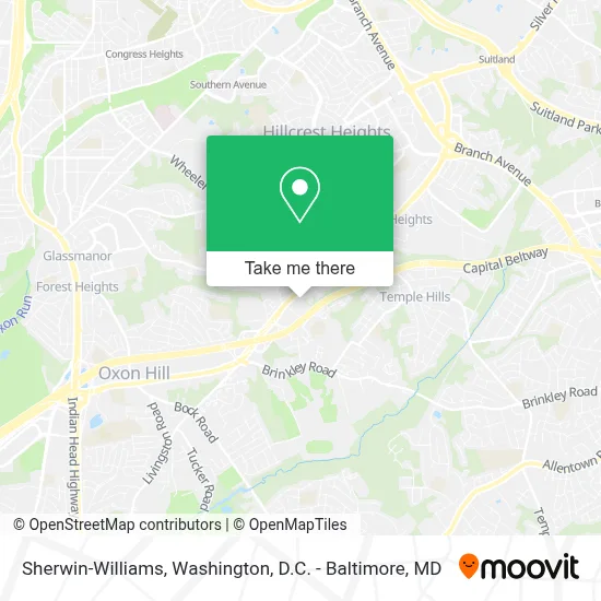 Sherwin-Williams map