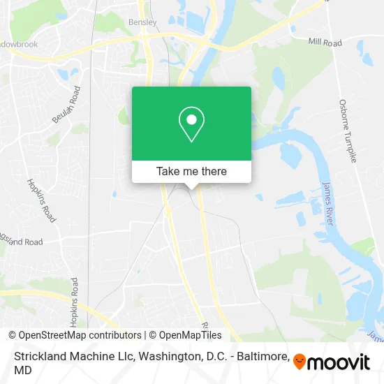 Strickland Machine Llc map