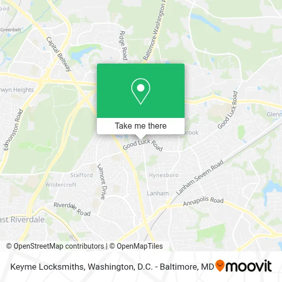 Keyme Locksmiths map