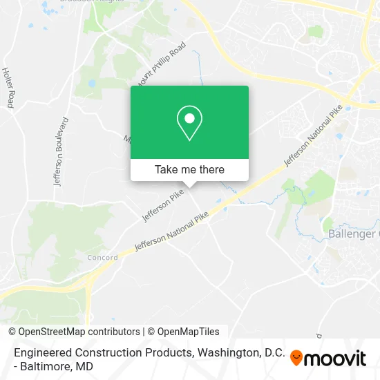 Engineered Construction Products map