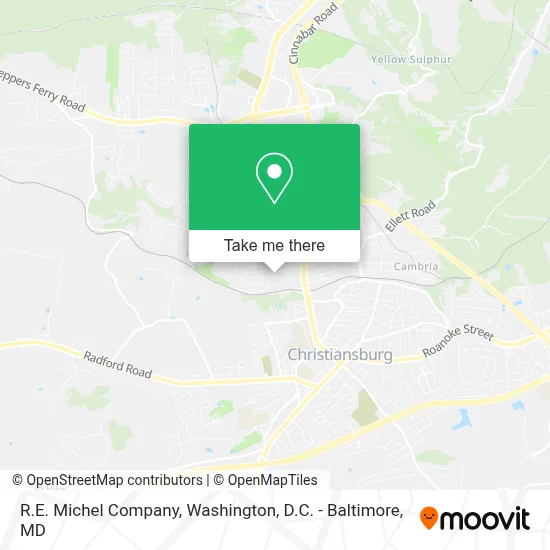 R.E. Michel Company map