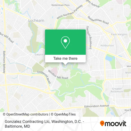 Gonzalez Contracting Llc map