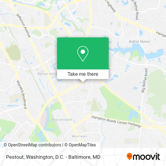 Pestout map