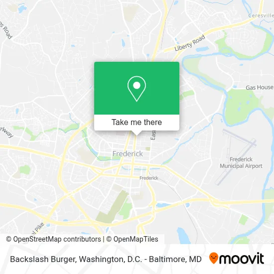 Backslash Burger map
