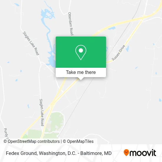 Fedex Ground map