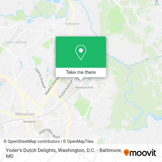 Yoder's Dutch Delights map