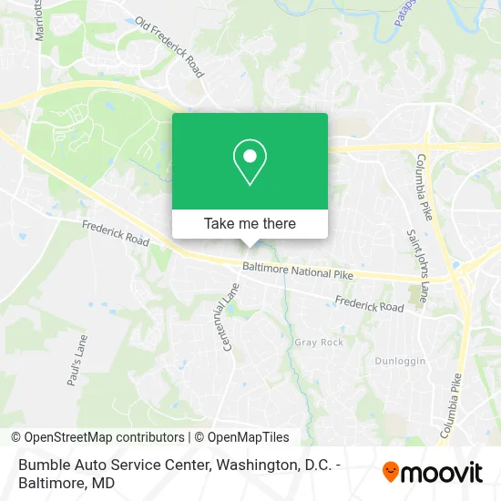 Bumble Auto Service Center map
