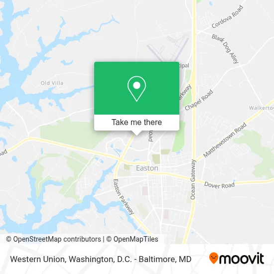 Western Union map