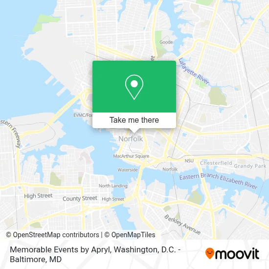 Memorable Events by Apryl map