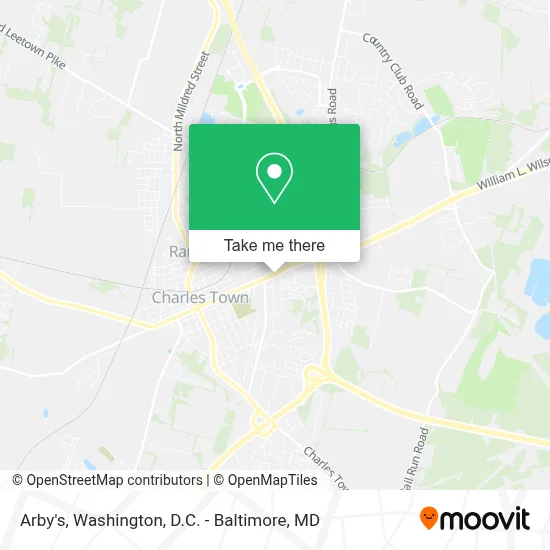 Arby's map