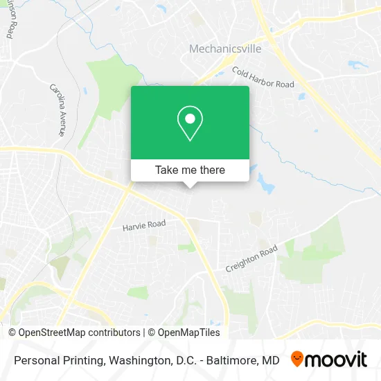 Personal Printing map
