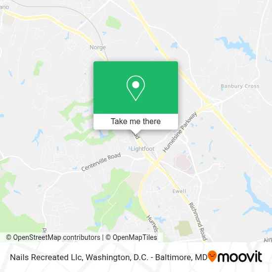 Nails Recreated Llc map