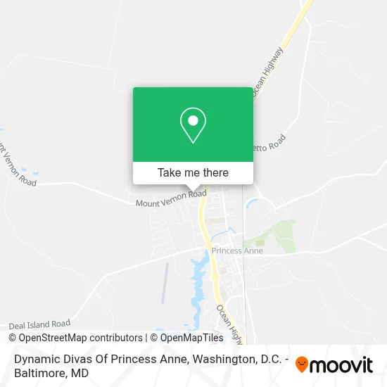 Dynamic Divas Of Princess Anne map