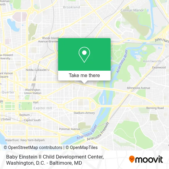 Baby Einstein II Child Development Center map