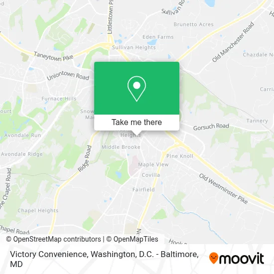 Victory Convenience map