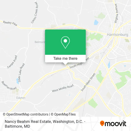 Nancy Beahm Real Estate map