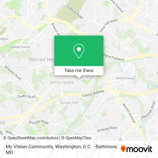 My Vision Community map