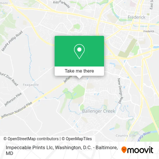 Impeccable Prints Llc map