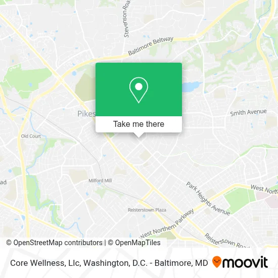 Core Wellness, Llc map