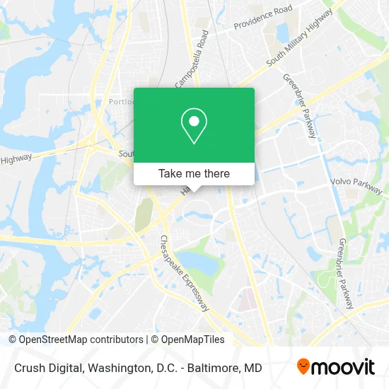 Crush Digital map