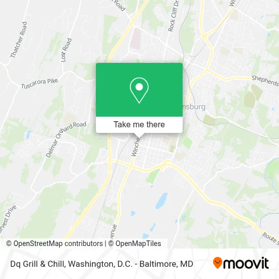 Dq Grill & Chill map