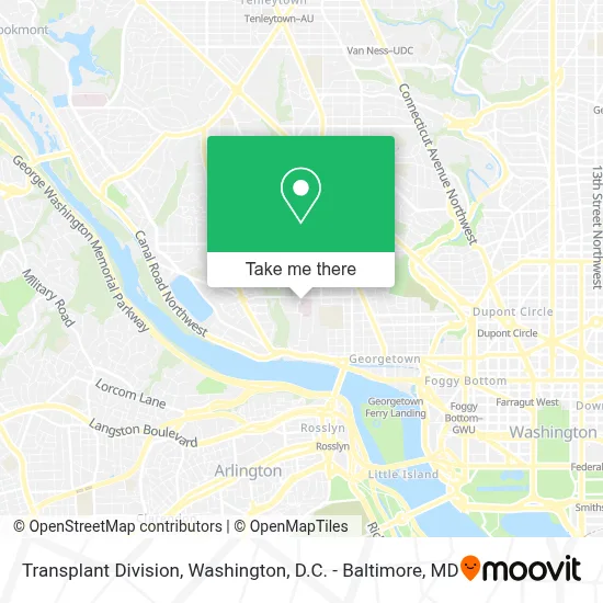 Transplant Division map