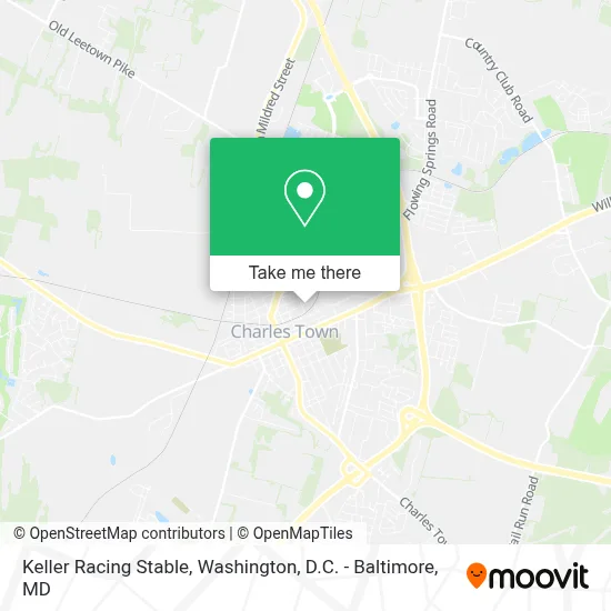 Keller Racing Stable map